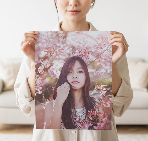Personalised hardcover photo book of a family